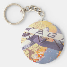 India by Imperial Airways Keychain