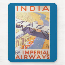 India by Imperial Airways Mouse Mats