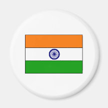 India Flag T-shirts and Gifts Refrigerator Magnet