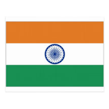India National Flag Postcard