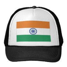India National Flag Trucker Hat