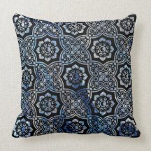 Indian Batik - Blue Pillows