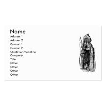 Indian Chief Business Card