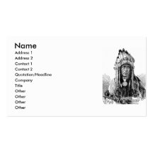 Indian Chief Business Card