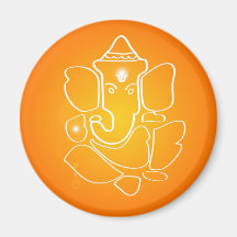 Indian God Ganesha - Magnet
