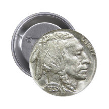 INDIAN HEAD NICKEL PINBACK BUTTONS