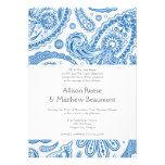 Indian Paisley Wedding Invitation