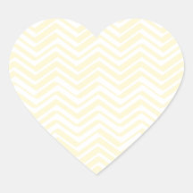 Indie Chevron Gold and White Pattern Stickers