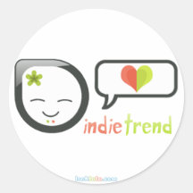Indie Trend Round Stickers