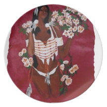 INDIENNE FLEURS.png Assiettes