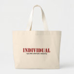 Individual...The Ultimate Minority Canvas Bags