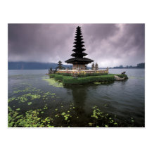 Indonesia, Bali, Ulun Danu Temple. Post Card