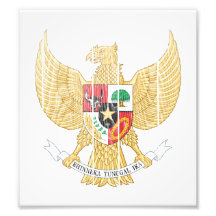 Indonesia Coat Of Arms Art Photo