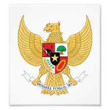 Indonesia Coat Of Arms Photo Art
