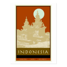 Indonesia Post Cards