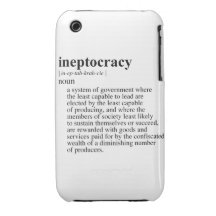 INEPTOCRACY iPhone 3 CASES