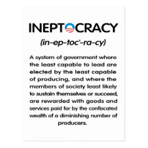 Ineptocracy Postcards