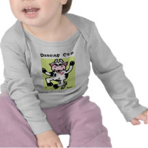 Infant Longsleeve - Dancing Cow Tshirt