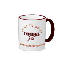 Infidel pride coffee mugs