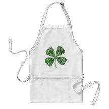 Infinitely Lucky 4-leaf Clover Apron
