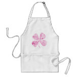 Infinitely Lucky Pink Clover Apron