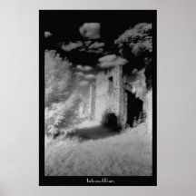 Infrared Ruin Print