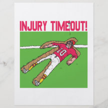 Injury Timeout Personalized Flyer