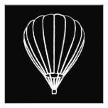 ink hot air balloon invitations