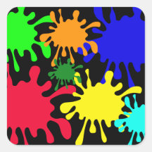 Ink Splat Stickers
