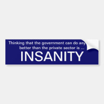Insanity Bumper Sticker