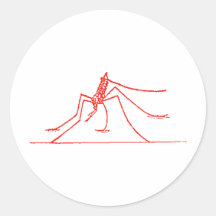 insect round stickers