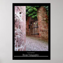 Inside Castle Walls-Heidelberg, Germany Posters