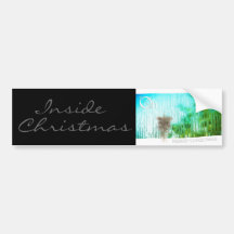 inside christmas bumper stickers