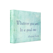 Inspirational Abraham Lincoln Quote Gallery Wrapped Canvas