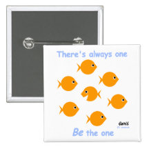 Inspirational Goldfish Button For Teacher