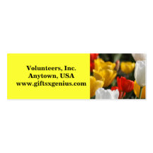 Inspirational Volunteer Appreciation Gift Business Card Template