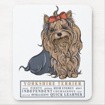 Inspirational Yorkie Mousepad