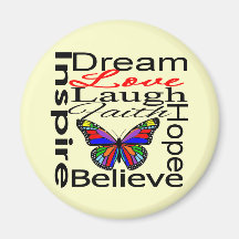 Inspire Collage Fridge Magnets