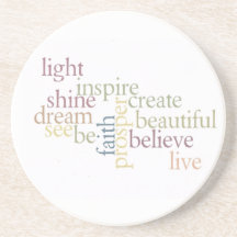 Inspire Faith Drink Coaster