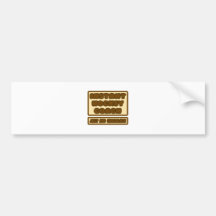 Instant Hockey Coach ... Just Add Chocolate Bumper Stickers