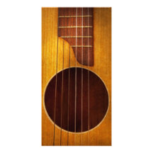 Instrument - Guitar - Let's play some music Customized Photo Card