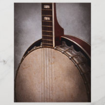 Instrument - String - A typical banjo Full Colour Flyer