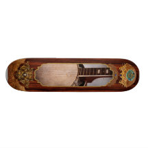 Instrument - String - A typical banjo Skate Board Deck