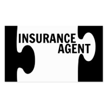 Insurance Agent Puzzle Piece Business Card