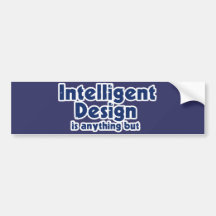 Intelligent Design Bumper Sticker