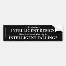 Intelligent Design Bumper Sticker