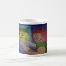 Intention half mug,