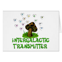 Intergalactic Transmitter Greeting Cards