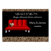 interior decorator Business Cards