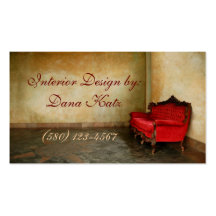 interior design business card classy chic sassy